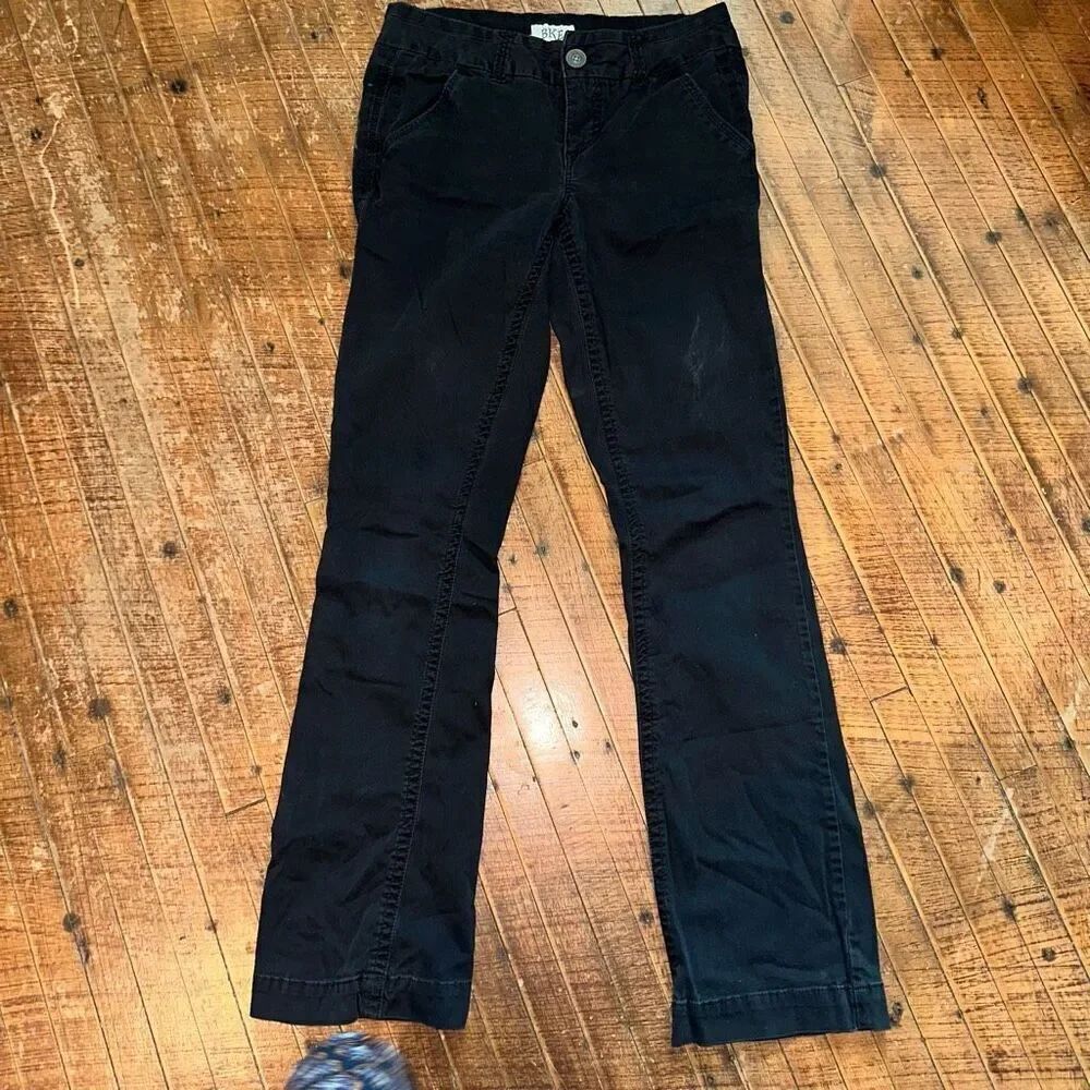 BKE Mollie bootcut black 27L business casual slacks